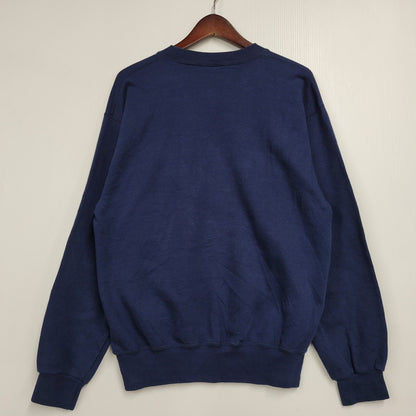 【中古品】【メンズ】 M.J SOFFE エムジェイ ソフィー USA製 NAVY MOM SWEAT SHIRT ネイビーマム スウェットシャツトップス 長袖 146-260203-cs-11-izu サイズ：M カラー：ネイビー 万代Net店