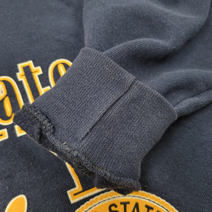 【中古品】【メンズ】 M.J SOFFE エムジェイ ソフィー USA製 NAVY MOM SWEAT SHIRT ネイビーマム スウェットシャツトップス 長袖 146-260203-cs-11-izu サイズ：M カラー：ネイビー 万代Net店