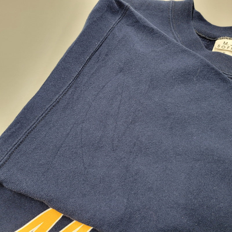 【中古品】【メンズ】 M.J SOFFE エムジェイ ソフィー USA製 NAVY MOM SWEAT SHIRT ネイビーマム スウェットシャツトップス 長袖 146-260203-cs-11-izu サイズ：M カラー：ネイビー 万代Net店