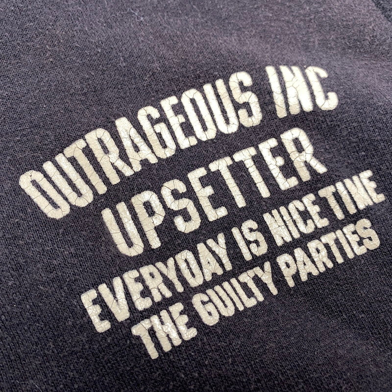 【現状渡し品】【メンズ】 WACKO MARIA ワコマリア 初期タグ MARIA PRINT ZIP HOODI マリア プリント ジップ フーディー トップス 長袖 142-251211-cs-08-izu サイズ：M カラー：ブラック 万代Net店