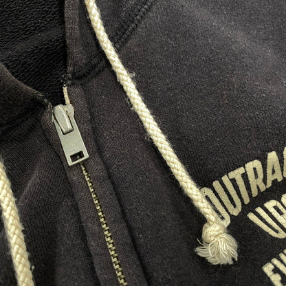 【現状渡し品】【メンズ】 WACKO MARIA ワコマリア 初期タグ MARIA PRINT ZIP HOODI マリア プリント ジップ フーディー トップス 長袖 142-251211-cs-08-izu サイズ：M カラー：ブラック 万代Net店