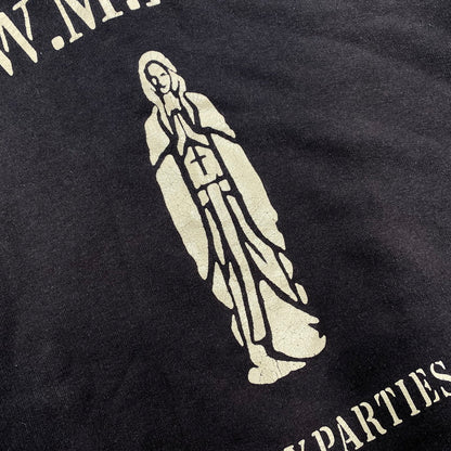 【現状渡し品】【メンズ】 WACKO MARIA ワコマリア 初期タグ MARIA PRINT ZIP HOODI マリア プリント ジップ フーディー トップス 長袖 142-251211-cs-08-izu サイズ：M カラー：ブラック 万代Net店