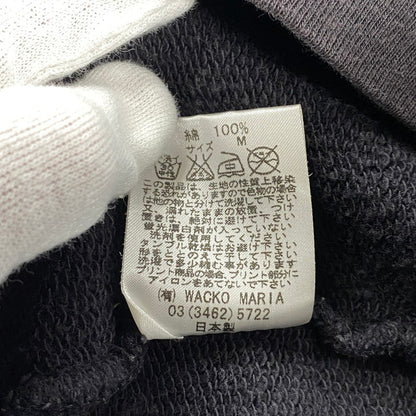 【現状渡し品】【メンズ】 WACKO MARIA ワコマリア 初期タグ MARIA PRINT ZIP HOODI マリア プリント ジップ フーディー トップス 長袖 142-251211-cs-08-izu サイズ：M カラー：ブラック 万代Net店
