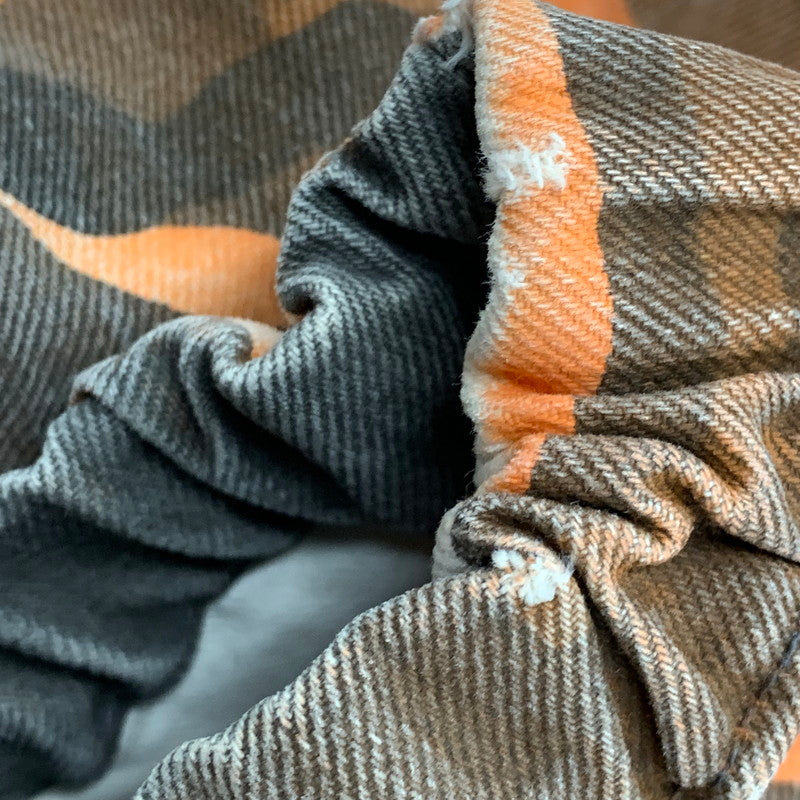 【中古品】【メンズ】 STUSSY WORK GEAR ステューシー ワーク ギア SPRAY DYE HOODED WORK JACKET スプレー ダイ フーディッド ワーク ジャケット アウター 142-251206-ya-01-izu サイズ：M カラー：オレンジ×茶 万代Net店