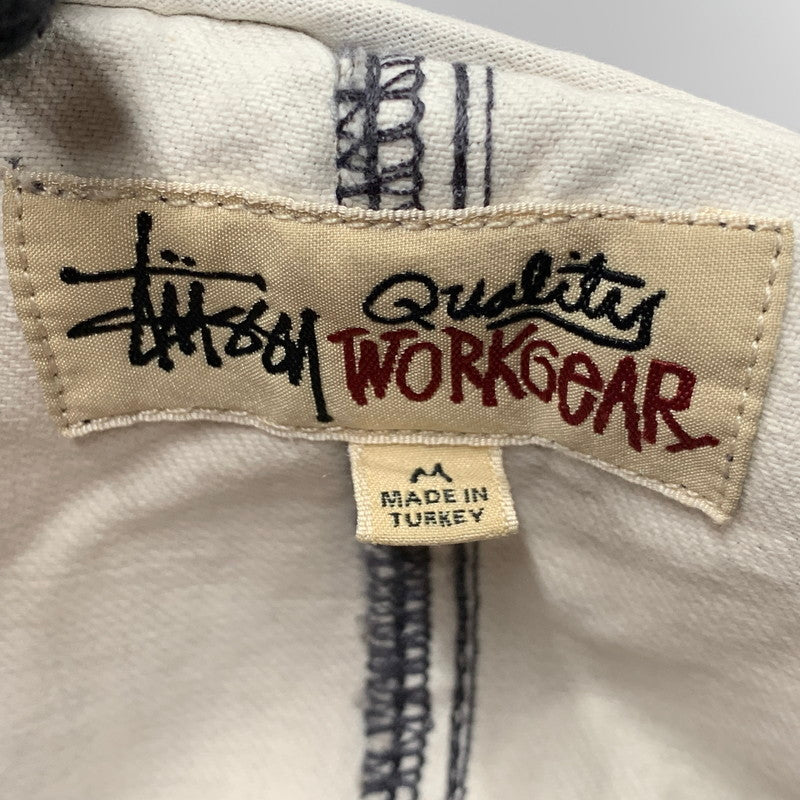 【中古品】【メンズ】 STUSSY WORK GEAR ステューシー ワーク ギア SPRAY DYE HOODED WORK JACKET スプレー ダイ フーディッド ワーク ジャケット アウター 142-251206-ya-01-izu サイズ：M カラー：オレンジ×茶 万代Net店
