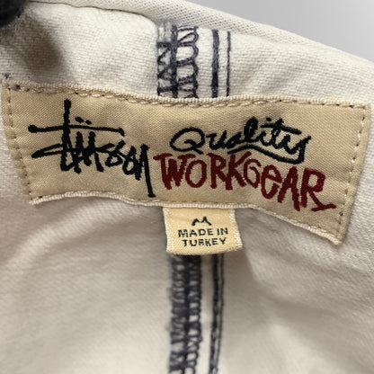 【中古品】【メンズ】 STUSSY WORK GEAR ステューシー ワーク ギア SPRAY DYE HOODED WORK JACKET スプレー ダイ フーディッド ワーク ジャケット アウター 142-251206-ya-01-izu サイズ：M カラー：オレンジ×茶 万代Net店