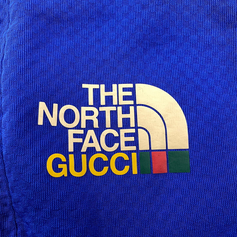 【中古品】【メンズ】 GUCCI×THE NORTH FACE 663910 TREKKING PANTS グッチ×ザ・ノース・フェイス トレッキング パンツ ボトムス 152-251207-km-02-izu サイズ：S カラー：ブルー 万代Net店
