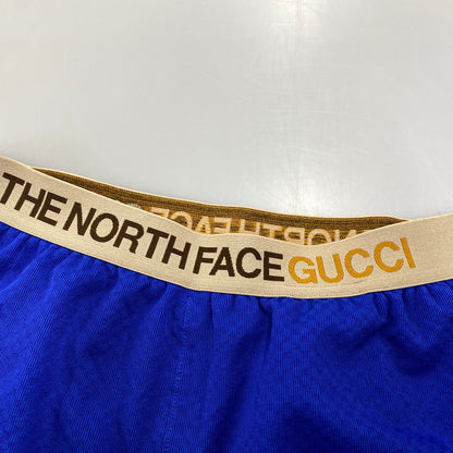 【中古品】【メンズ】 GUCCI×THE NORTH FACE 663910 TREKKING PANTS グッチ×ザ・ノース・フェイス トレッキング パンツ ボトムス 152-251207-km-02-izu サイズ：S カラー：ブルー 万代Net店