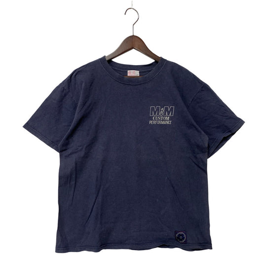 【中古品】【メンズ】 M&M CUSTOM PERFORMANCE エムアンドエム カスタム パフォーマンス 初期タグ HAMMER LOGO ハンマーロゴ S/S TEE ショートスリーブ Tシャツ トップス 半袖 142-251211-ya-13-izu サイズ：M カラー：ネイビー 万代Net店