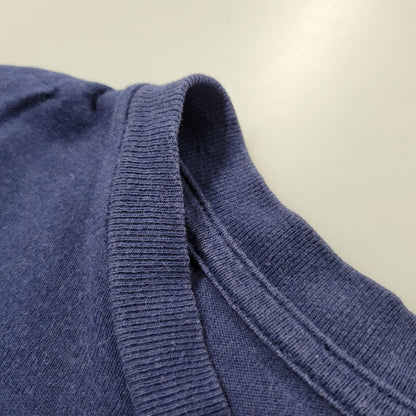 【中古品】【メンズ】 M&M CUSTOM PERFORMANCE エムアンドエム カスタムパフォーマンス LOGO L/S POCKET TEE ロゴ ロングスリーブ ポケット Tシャツ 初期タグ 長袖 トップス 142-260106-as-10-izu サイズ：L カラー：ネイビー 万代Net店