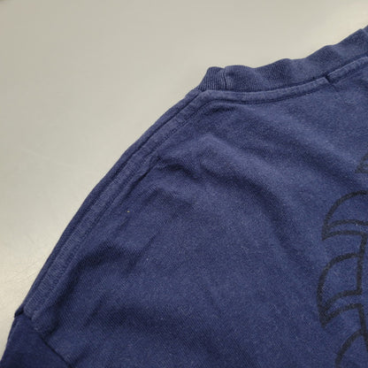 【中古品】【メンズ】 M&M CUSTOM PERFORMANCE エムアンドエム カスタムパフォーマンス LOGO L/S POCKET TEE ロゴ ロングスリーブ ポケット Tシャツ 初期タグ 長袖 トップス 142-260106-as-10-izu サイズ：L カラー：ネイビー 万代Net店