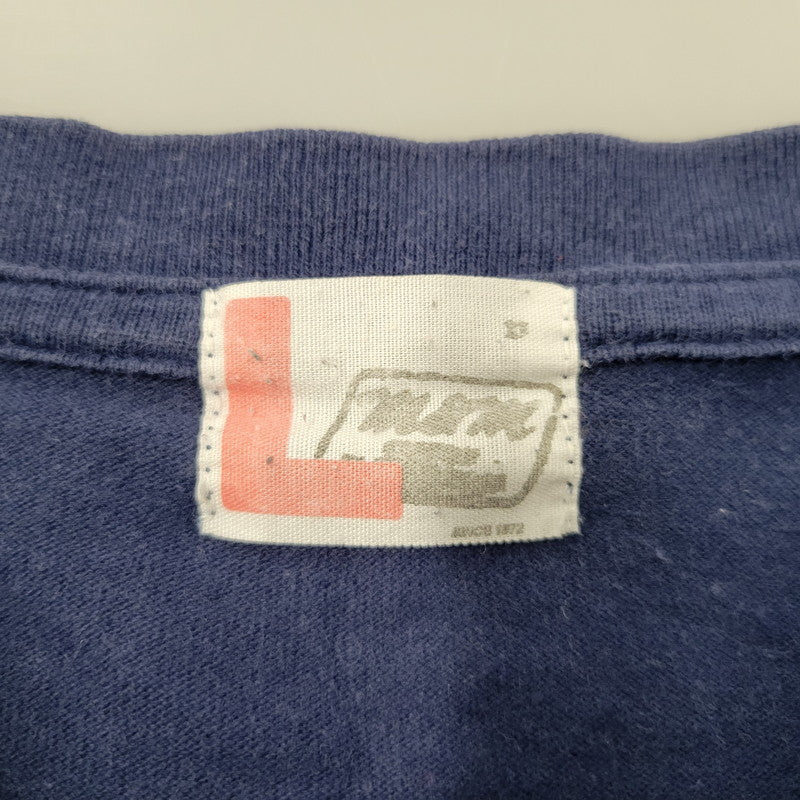 【中古品】【メンズ】 M&M CUSTOM PERFORMANCE エムアンドエム カスタムパフォーマンス LOGO L/S POCKET TEE ロゴ ロングスリーブ ポケット Tシャツ 初期タグ 長袖 トップス 142-260106-as-10-izu サイズ：L カラー：ネイビー 万代Net店