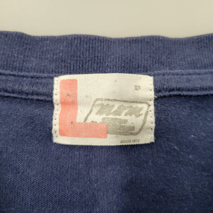 【中古品】【メンズ】 M&M CUSTOM PERFORMANCE エムアンドエム カスタムパフォーマンス LOGO L/S POCKET TEE ロゴ ロングスリーブ ポケット Tシャツ 初期タグ 長袖 トップス 142-260106-as-10-izu サイズ：L カラー：ネイビー 万代Net店