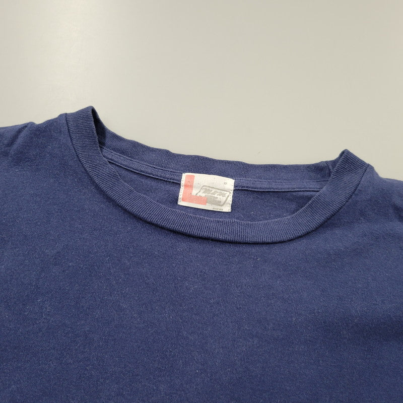 【中古品】【メンズ】 M&M CUSTOM PERFORMANCE エムアンドエム カスタムパフォーマンス LOGO L/S POCKET TEE ロゴ ロングスリーブ ポケット Tシャツ 初期タグ 長袖 トップス 142-260106-as-10-izu サイズ：L カラー：ネイビー 万代Net店