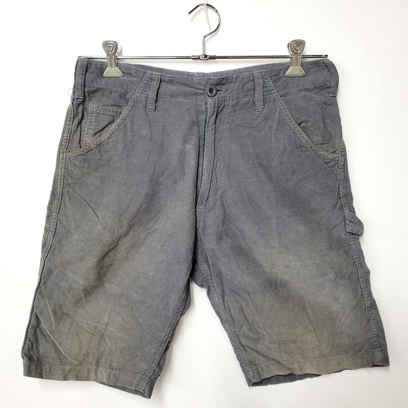 【現状渡し品】【メンズ】 CORDUROY SHORTS コーデュロイ ショーツ ショートパンツ ズボン ボトムス 153-260105-ay-05-izu サイズ：S カラー：グレー 万代Net店