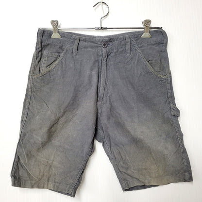【現状渡し品】【メンズ】 CORDUROY SHORTS コーデュロイ ショーツ ショートパンツ ズボン ボトムス 153-260105-ay-05-izu サイズ：S カラー：グレー 万代Net店