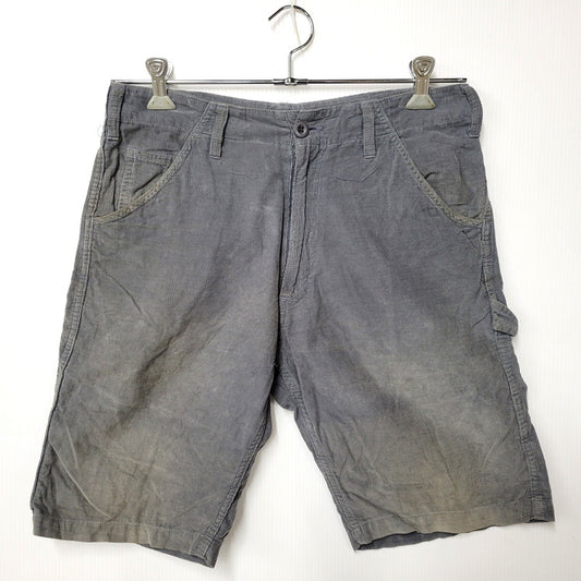 【現状渡し品】【メンズ】 CORDUROY SHORTS コーデュロイ ショーツ ショートパンツ ズボン ボトムス 153-260105-ay-05-izu サイズ：S カラー：グレー 万代Net店