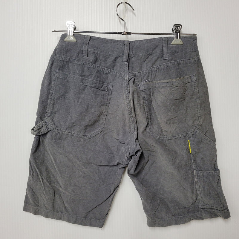 【現状渡し品】【メンズ】 CORDUROY SHORTS コーデュロイ ショーツ ショートパンツ ズボン ボトムス 153-260105-ay-05-izu サイズ：S カラー：グレー 万代Net店