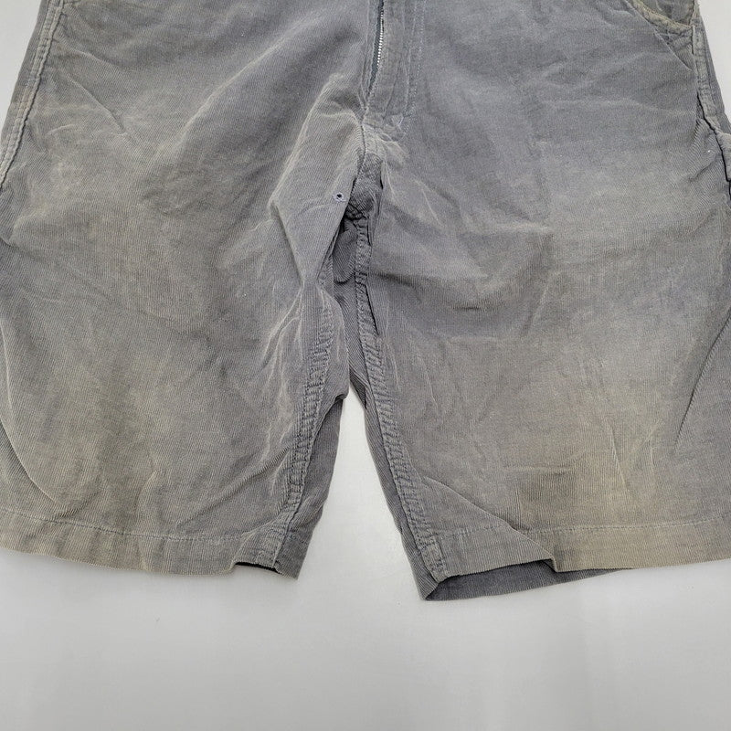 【現状渡し品】【メンズ】 CORDUROY SHORTS コーデュロイ ショーツ ショートパンツ ズボン ボトムス 153-260105-ay-05-izu サイズ：S カラー：グレー 万代Net店