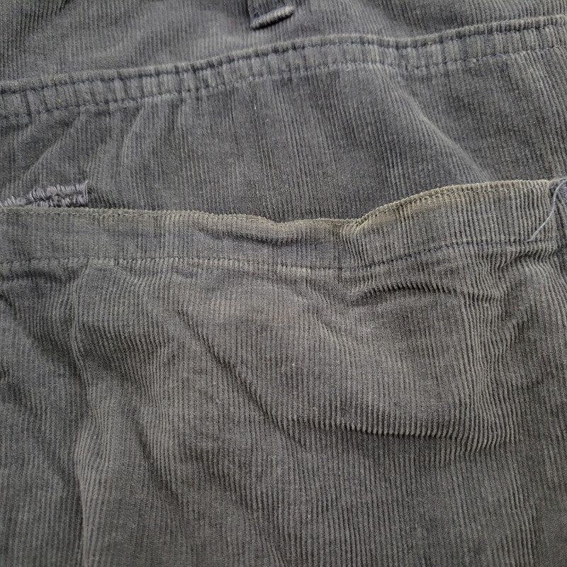 【現状渡し品】【メンズ】 CORDUROY SHORTS コーデュロイ ショーツ ショートパンツ ズボン ボトムス 153-260105-ay-05-izu サイズ：S カラー：グレー 万代Net店