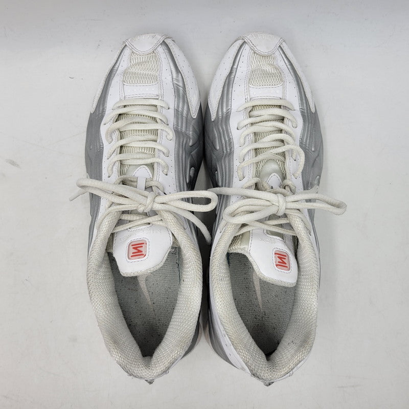 【現状渡し品】【メンズ】 NIKE ナイキ SHOX R4 HQ1988-101 ショックス R4 スニーカー シューズ 靴 160-251207-as-23-izu サイズ：28cm カラー：WHITE/METALLIC SILVER-WHITE 万代Net店