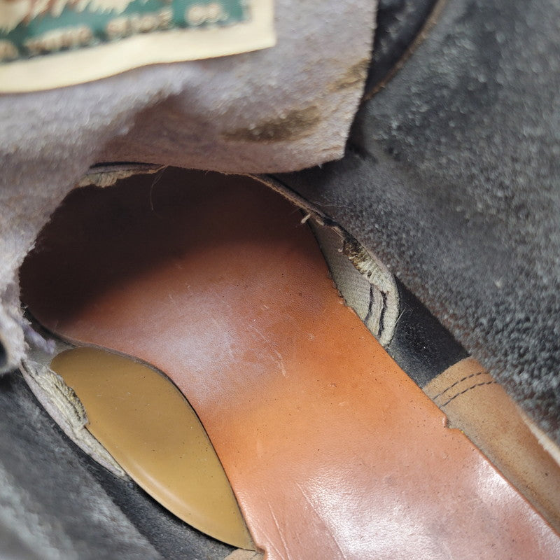 【中古品】【メンズ】 RED WING レッドウィング 6INCH CLASSIC PLAIN TOE 8165 6インチ クラシック プレーントゥ 新 四角犬タグ USA製 ブーツ シューズ 靴 164-251207-as-25-izu サイズ：8D カラー：ブラック 万代Net店