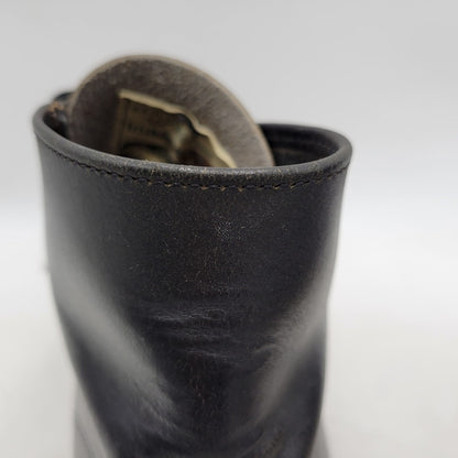 【中古品】【メンズ】 RED WING レッドウィング 6INCH CLASSIC PLAIN TOE 8165 6インチ クラシック プレーントゥ 新 四角犬タグ USA製 ブーツ シューズ 靴 164-251207-as-25-izu サイズ：8D カラー：ブラック 万代Net店