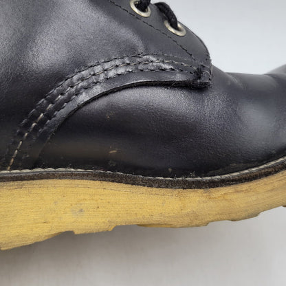 【中古品】【メンズ】 RED WING レッドウィング 6INCH CLASSIC PLAIN TOE 8165 6インチ クラシック プレーントゥ 新 四角犬タグ USA製 ブーツ シューズ 靴 164-251207-as-25-izu サイズ：8D カラー：ブラック 万代Net店