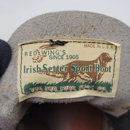 【中古品】【メンズ】 RED WING レッドウィング 6INCH CLASSIC PLAIN TOE 8165 6インチ クラシック プレーントゥ 新 四角犬タグ USA製 ブーツ シューズ 靴 164-251207-as-25-izu サイズ：8D カラー：ブラック 万代Net店