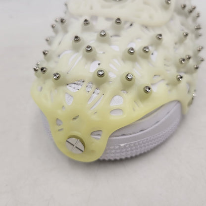 【中古品】【メンズ】 NIKE ナイキ × SWAROVSKI スワロフスキー W AIR FORCE 1 LXX CV7668-100 ウィメンズ エアフォース 1 スニーカー シューズ 靴 160-251207-as-24-izu サイズ：26.5cm カラー：WHITE/WHITE-METALLIC SILVER 万代Net店