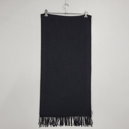 【中古品】【メンズ/レディース】 ACNE STUDIOS アクネストゥディオズ FRINGE WOOL MUFFLER CA0086 フリンジ ウール マフラー 187-251207-as-27-izu サイズ：200×45cm カラー：ブラック 万代Net店