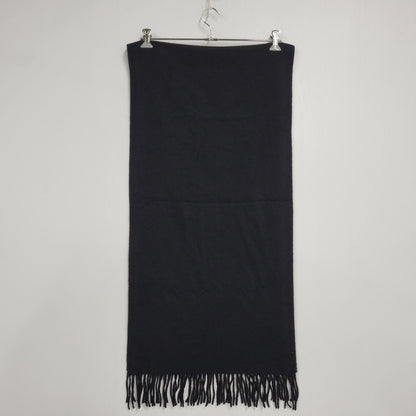 【中古品】【メンズ/レディース】 ACNE STUDIOS アクネストゥディオズ FRINGE WOOL MUFFLER CA0086 フリンジ ウール マフラー 187-251207-as-27-izu サイズ：200×45cm カラー：ブラック 万代Net店
