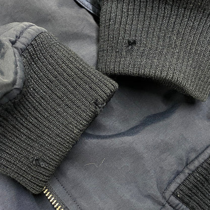 【現状渡し品】【メンズ】 USED BENETTON FORMULA 1 ベネトン フォーミュラ1 MA-1 FLIGHT JACKET フライトジャケット アウター 146-251207-as-29-izu サイズ：L カラー：ネイビー 万代Net店