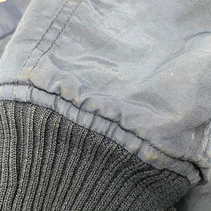 【現状渡し品】【メンズ】 USED BENETTON FORMULA 1 ベネトン フォーミュラ1 MA-1 FLIGHT JACKET フライトジャケット アウター 146-251207-as-29-izu サイズ：L カラー：ネイビー 万代Net店