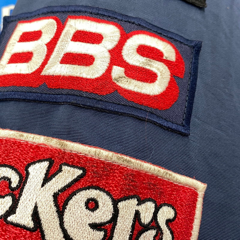 【現状渡し品】【メンズ】 USED BENETTON FORMULA 1 ベネトン フォーミュラ1 MA-1 FLIGHT JACKET フライトジャケット アウター 146-251207-as-29-izu サイズ：L カラー：ネイビー 万代Net店