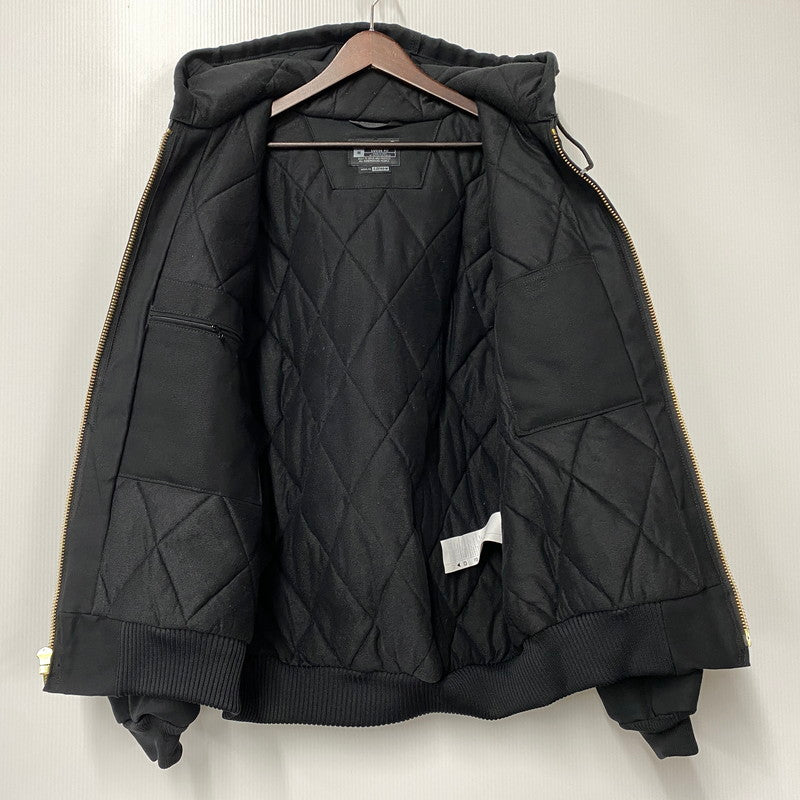 【中古美品】【メンズ】 Carhartt カーハート 106673-BLK LOOSE FIT FIRM DUCK INSULATED ACTIVE JACKET ルーズフィット ファーム ダック インサレーテッド アクティブ ジャケット アウター 146-251207-km-08-izu サイズ：M カラー：ブラック 万代Net店