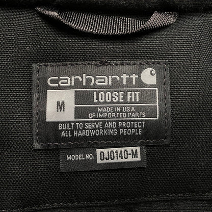 【中古美品】【メンズ】 Carhartt カーハート 106673-BLK LOOSE FIT FIRM DUCK INSULATED ACTIVE JACKET ルーズフィット ファーム ダック インサレーテッド アクティブ ジャケット アウター 146-251207-km-08-izu サイズ：M カラー：ブラック 万代Net店