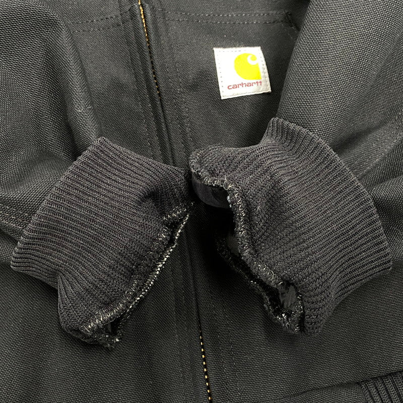 【中古美品】【メンズ】 Carhartt カーハート 106673-BLK LOOSE FIT FIRM DUCK INSULATED ACTIVE JACKET ルーズフィット ファーム ダック インサレーテッド アクティブ ジャケット アウター 146-251207-km-08-izu サイズ：M カラー：ブラック 万代Net店