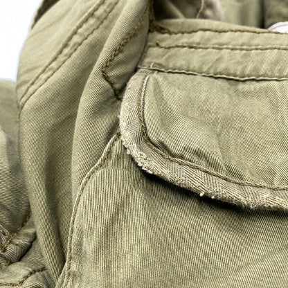 【中古品】【メンズ】 90S RIBBED HEM MILITARY CARGO PANTS リブ ヘム ミリタリー カーゴパンツ ボトムス 157-251207-km-06-izu サイズ：38×30 カラー：カーキ 万代Net店