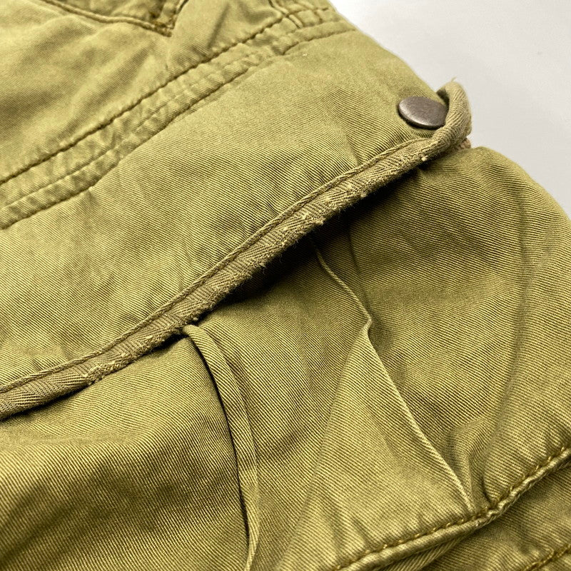 【中古品】【メンズ】 90S RIBBED HEM MILITARY CARGO PANTS リブ ヘム ミリタリー カーゴパンツ ボトムス 157-251207-km-06-izu サイズ：38×30 カラー：カーキ 万代Net店