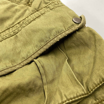 【中古品】【メンズ】 90S RIBBED HEM MILITARY CARGO PANTS リブ ヘム ミリタリー カーゴパンツ ボトムス 157-251207-km-06-izu サイズ：38×30 カラー：カーキ 万代Net店