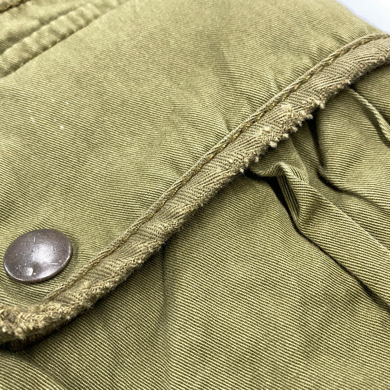 【中古品】【メンズ】 90S RIBBED HEM MILITARY CARGO PANTS リブ ヘム ミリタリー カーゴパンツ ボトムス 157-251207-km-06-izu サイズ：38×30 カラー：カーキ 万代Net店