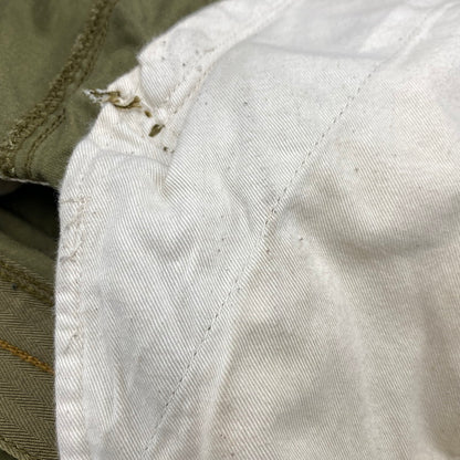 【中古品】【メンズ】 90S RIBBED HEM MILITARY CARGO PANTS リブ ヘム ミリタリー カーゴパンツ ボトムス 157-251207-km-06-izu サイズ：38×30 カラー：カーキ 万代Net店