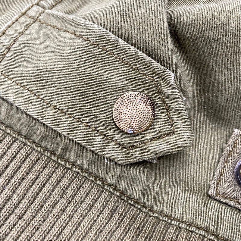 【中古品】【メンズ】 90S RIBBED HEM MILITARY CARGO PANTS リブ ヘム ミリタリー カーゴパンツ ボトムス 157-251207-km-06-izu サイズ：38×30 カラー：カーキ 万代Net店
