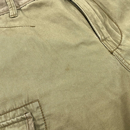 【中古品】【メンズ】 90S RIBBED HEM MILITARY CARGO PANTS リブ ヘム ミリタリー カーゴパンツ ボトムス 157-251207-km-06-izu サイズ：38×30 カラー：カーキ 万代Net店