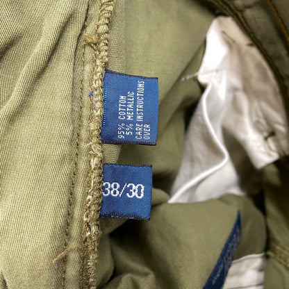 【中古品】【メンズ】 90S RIBBED HEM MILITARY CARGO PANTS リブ ヘム ミリタリー カーゴパンツ ボトムス 157-251207-km-06-izu サイズ：38×30 カラー：カーキ 万代Net店