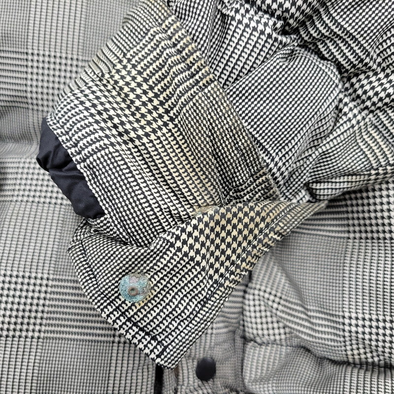 【現状渡し品】【メンズ】 NITROW ナイトロウ CHECK DOWN JACKET NW042-JK15 チェック ダウン ジャケット アウター 142-260105-ay-03-izu サイズ：XL カラー：グレー 万代Net店