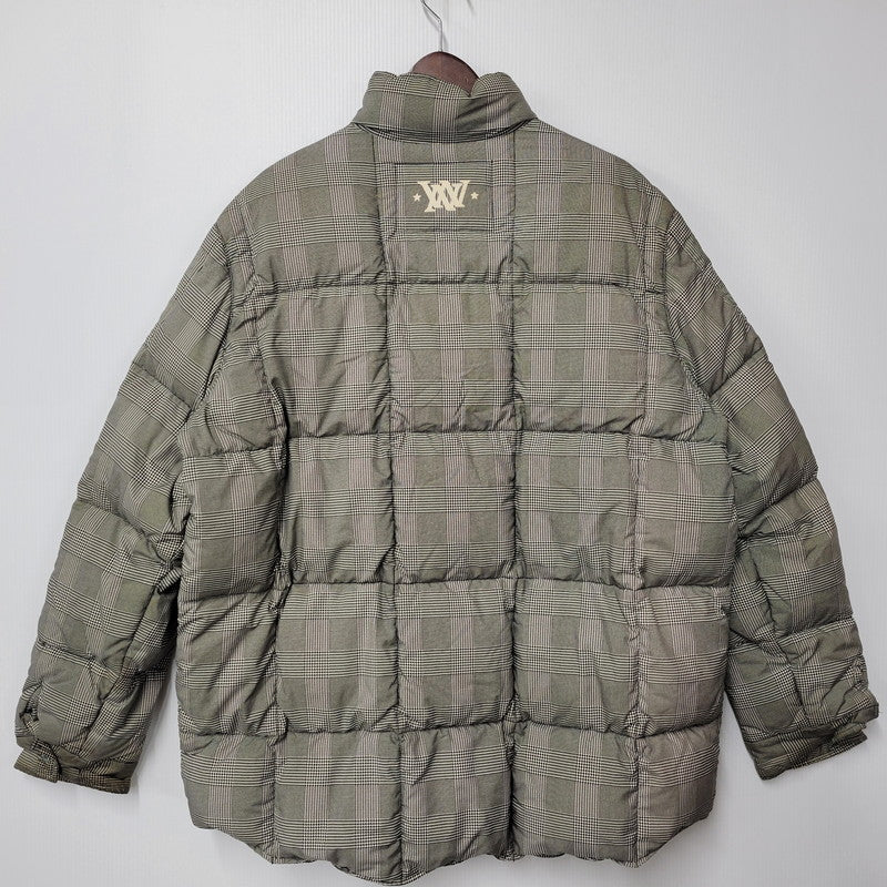 【現状渡し品】【メンズ】 NITROW ナイトロウ CHECK DOWN JACKET NW042-JK15 チェック ダウン ジャケット アウター 142-260105-ay-03-izu サイズ：XL カラー：グレー 万代Net店