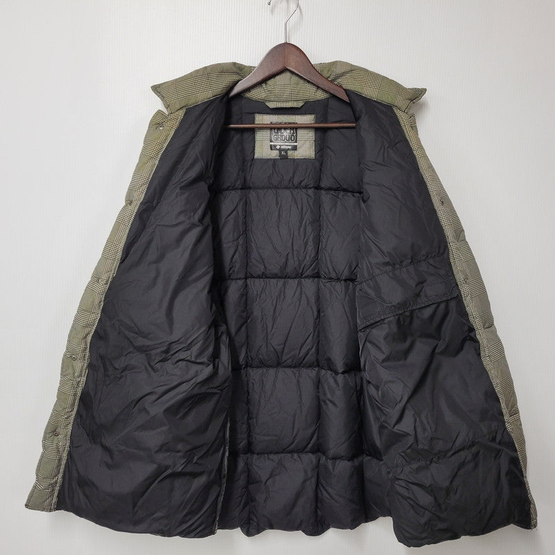【現状渡し品】【メンズ】 NITROW ナイトロウ CHECK DOWN JACKET NW042-JK15 チェック ダウン ジャケット アウター 142-260105-ay-03-izu サイズ：XL カラー：グレー 万代Net店