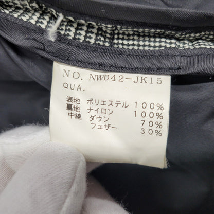 【現状渡し品】【メンズ】 NITROW ナイトロウ CHECK DOWN JACKET NW042-JK15 チェック ダウン ジャケット アウター 142-260105-ay-03-izu サイズ：XL カラー：グレー 万代Net店